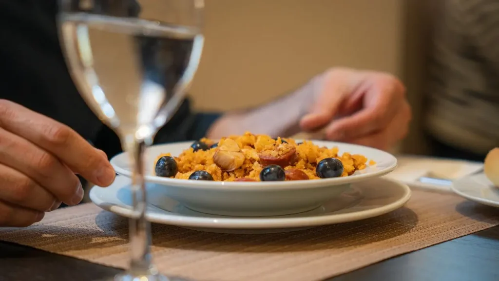 Migas de la cocina del Balneario de la Virgen
