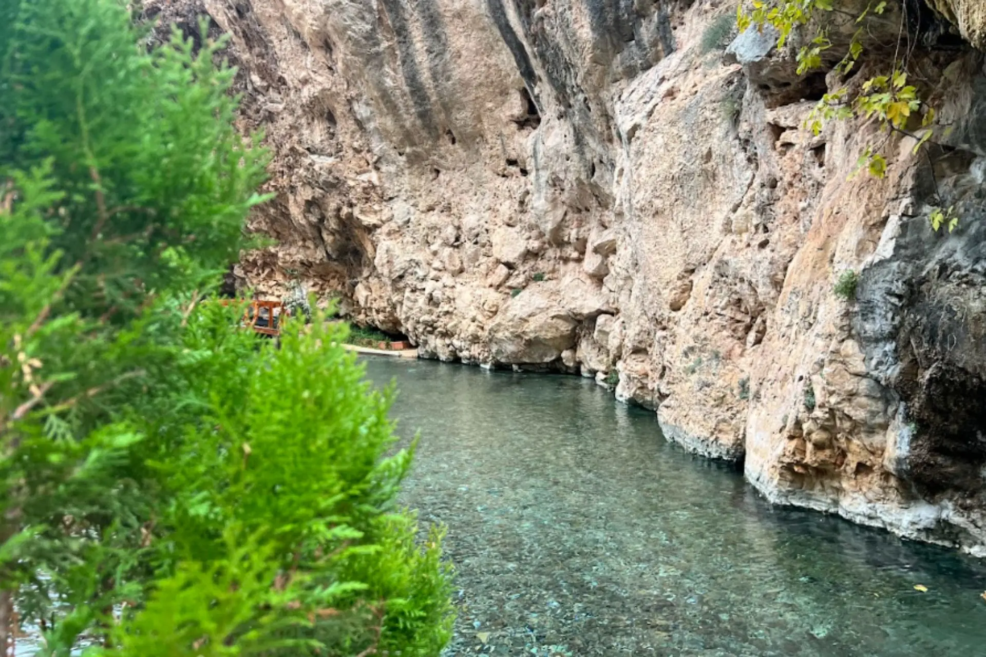 Las aguas termales del Balneario de la Virgen, en la imagen, se conocen desde la Antigua Roma